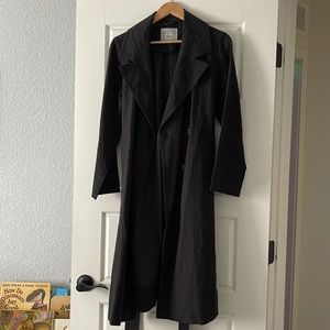 Everlane drape trench